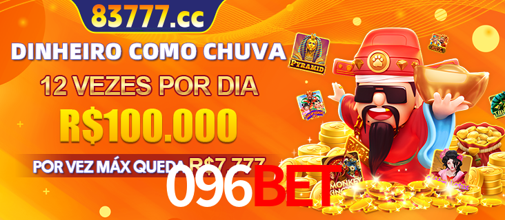 Banner do programa de recompensas Recomende para amigos do 096bet, detalhando os bônus por convidar amigos, com prêmios que chegam a R$288.888.